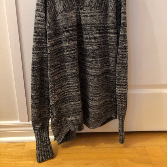 Ivivva Salt & Pepper Partial Zip & Button Sweater - Picture 13 of 15